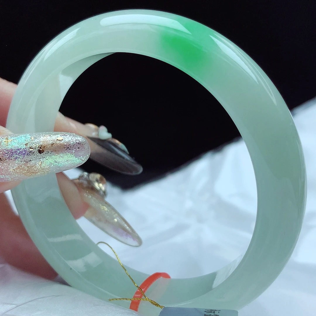 未镶嵌手镯翡翠54圈3931