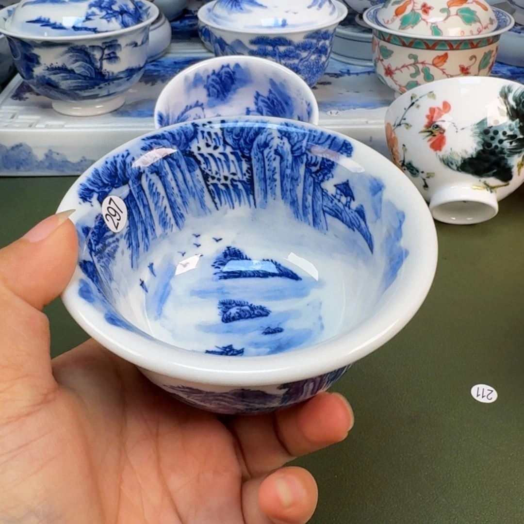 景德镇纯手绘茶具圆圆297