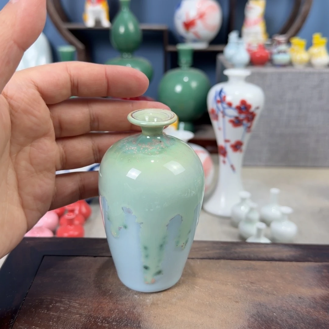 陶瓷手工小花器摆件