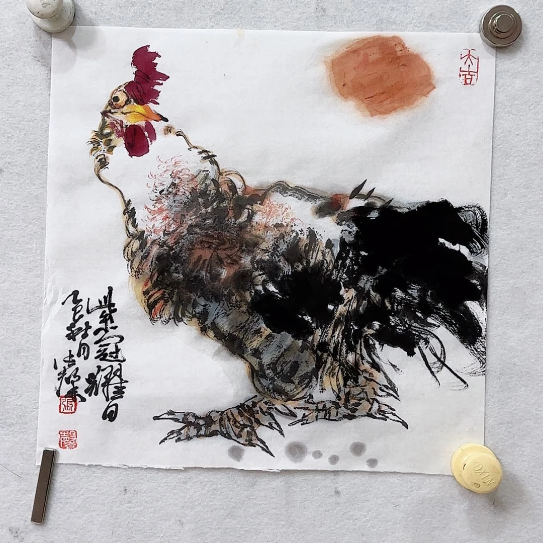 国画国画宣纸作品