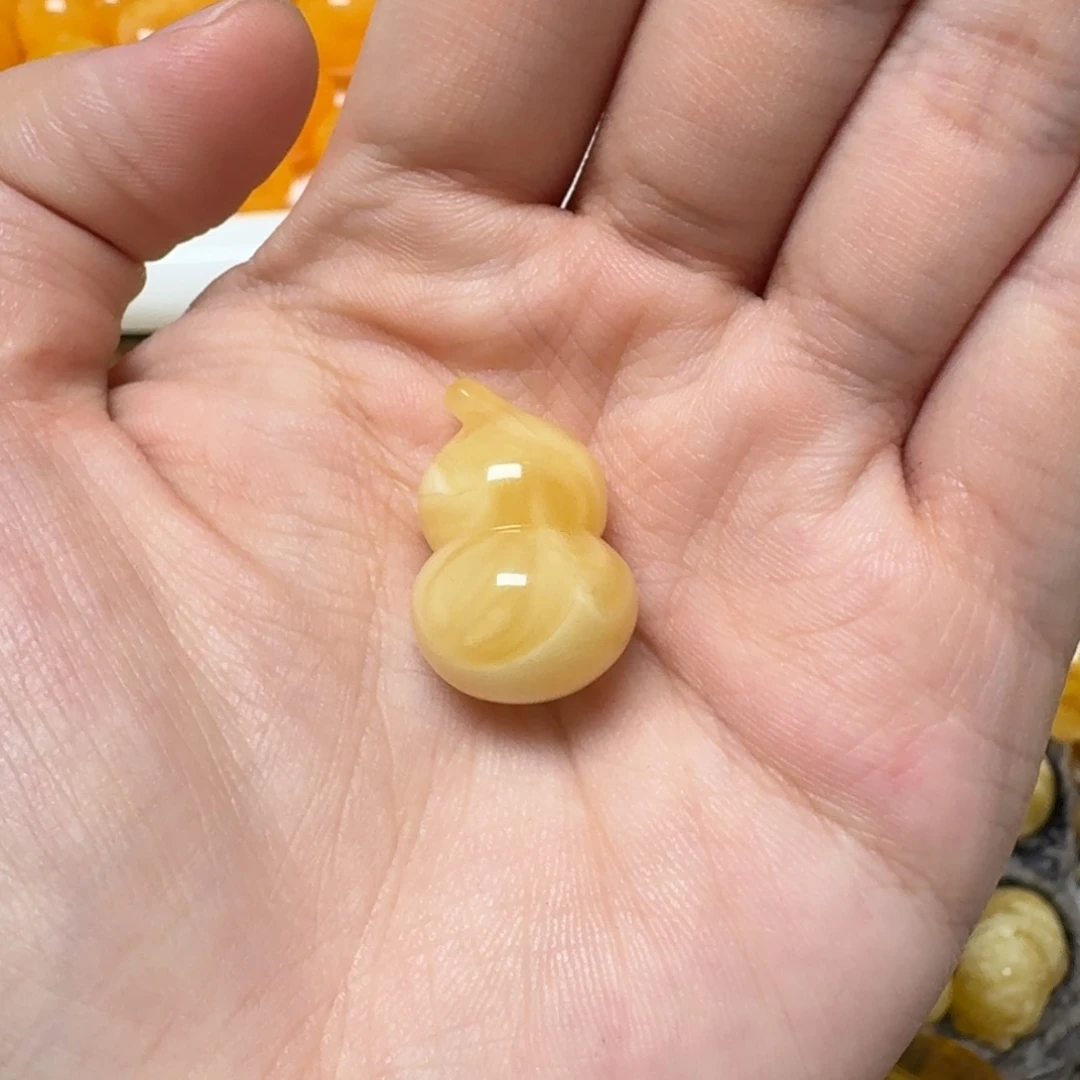 琥珀未镶嵌裸石蜜蜡葫芦