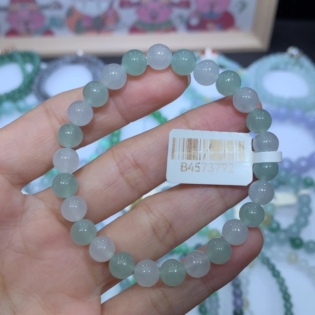 翡翠未镶嵌手链天然