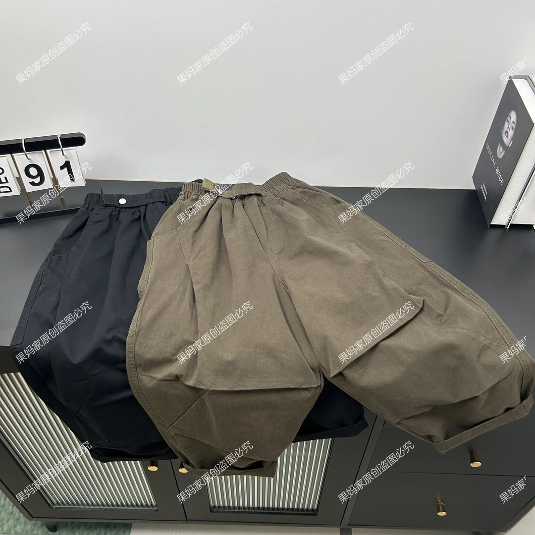 儿童裤子男童休闲裤春秋款2025新款韩版洋气中大童老爹裤宽松长裤