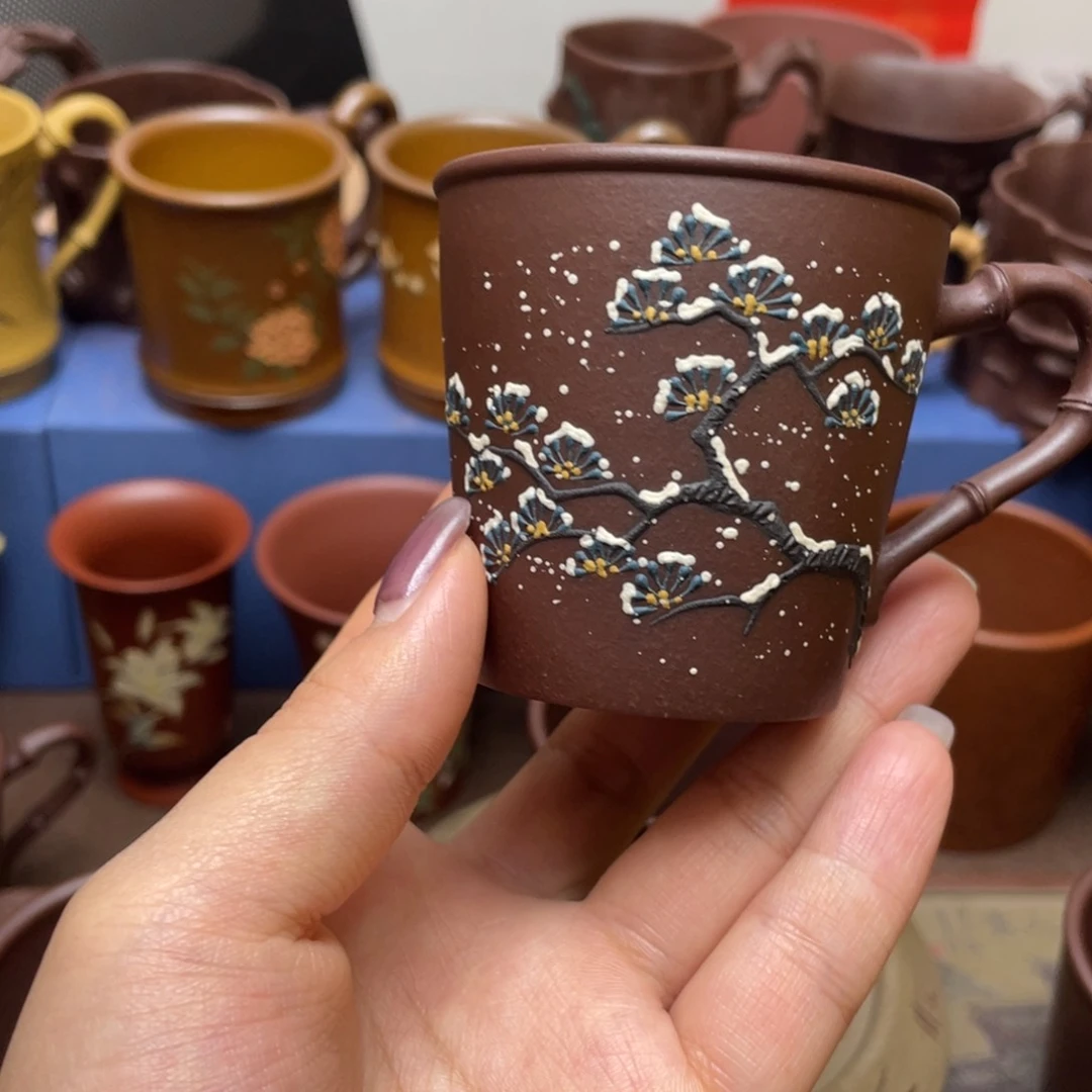 紫砂茶杯紫砂主人杯