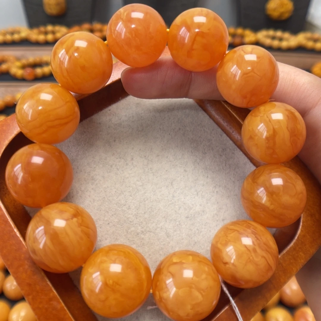 蜜蜡未镶嵌手链蜜蜡