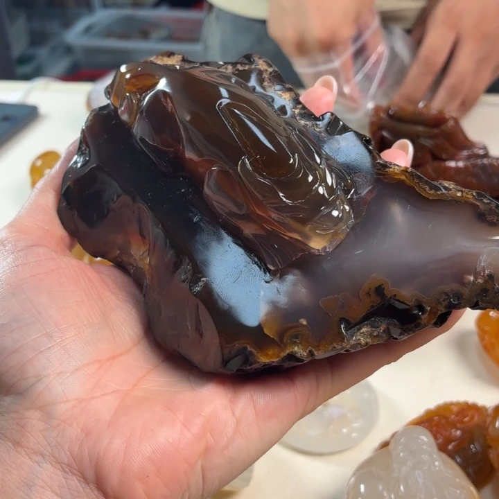 玛瑙/玉髓吊坠(不含链)未镶嵌