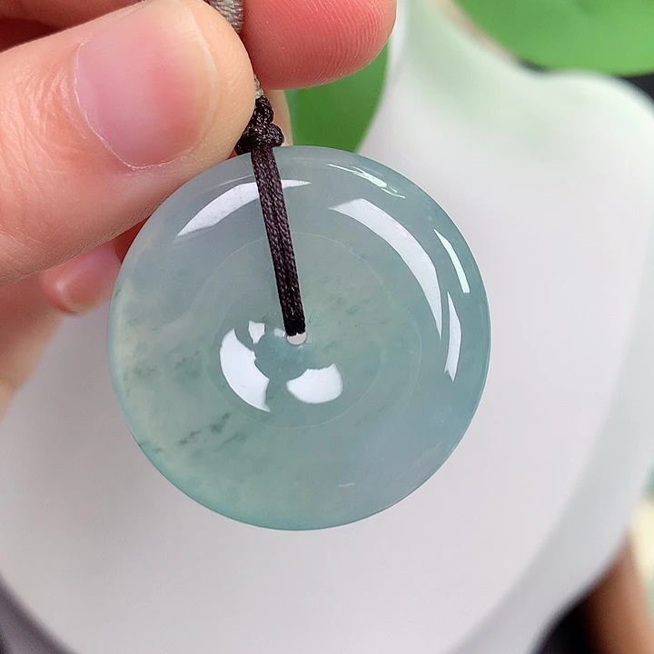 颈饰未镶嵌翡翠平安扣 31/6.4mm