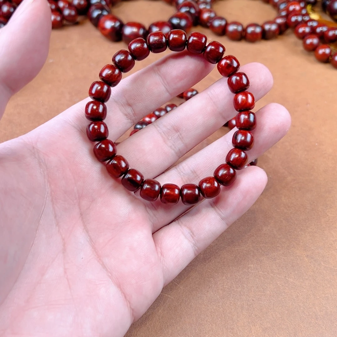 小叶紫檀手串/手链89精工琴料直切