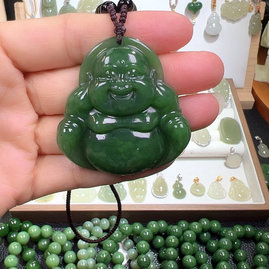 和田玉（碧玉）未镶嵌颈饰