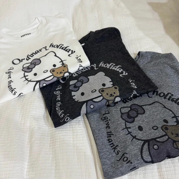 东大门正品新款pe家kitty长袖T恤（no退no换）