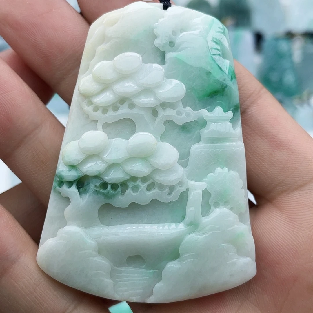 颈饰未镶嵌翡翠翡翠