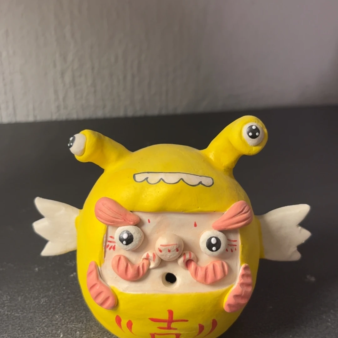 泥塑大***肉纯手工茶宠摆件