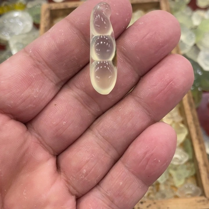 蛇纹石玉合金颈饰