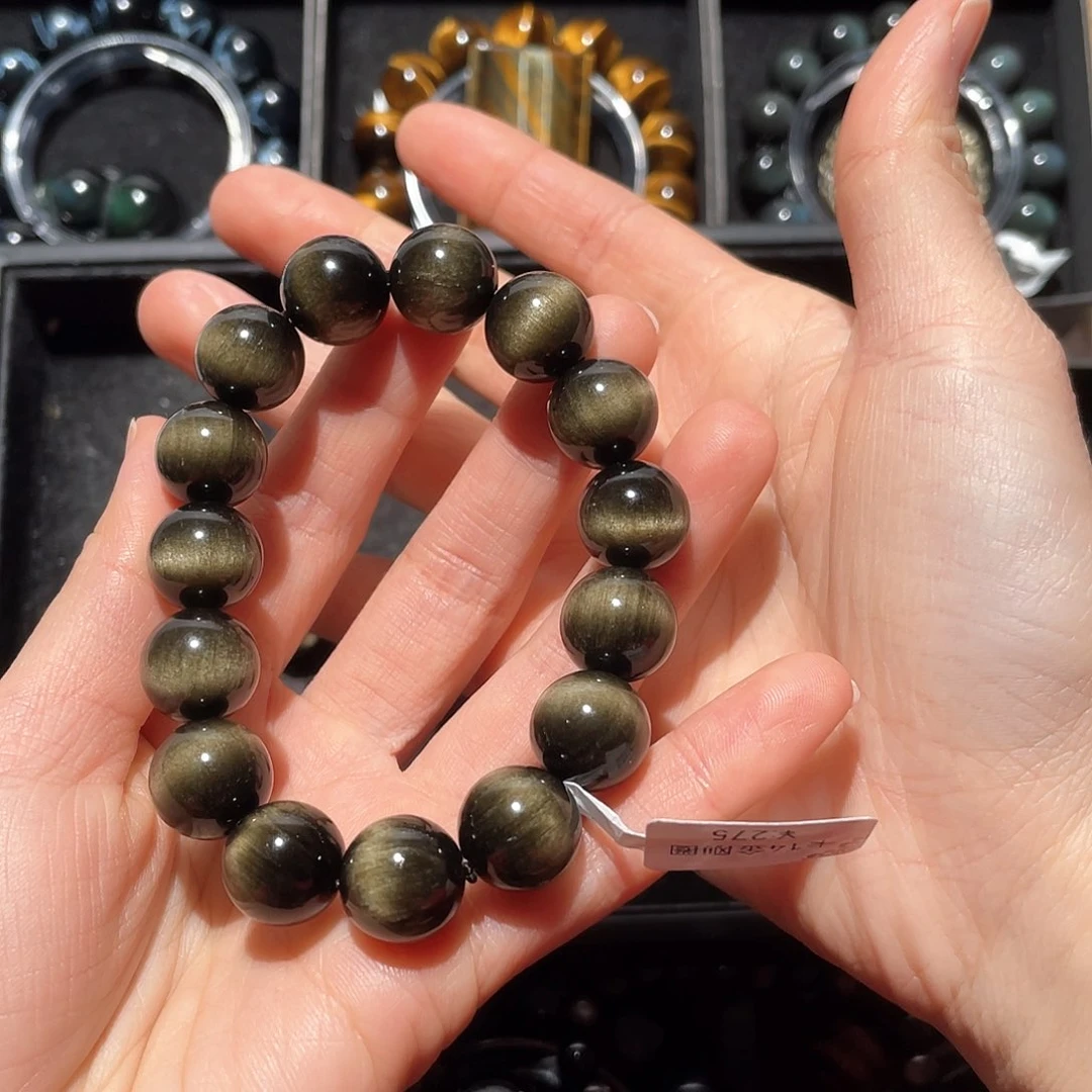 黑曜岩手链未镶嵌皮*皮