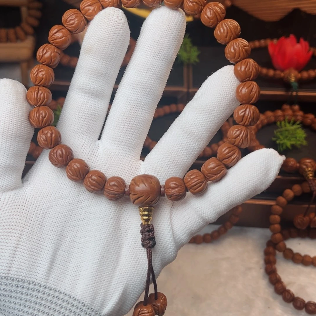 吊坠桃核鐦*12玉龙脊手持