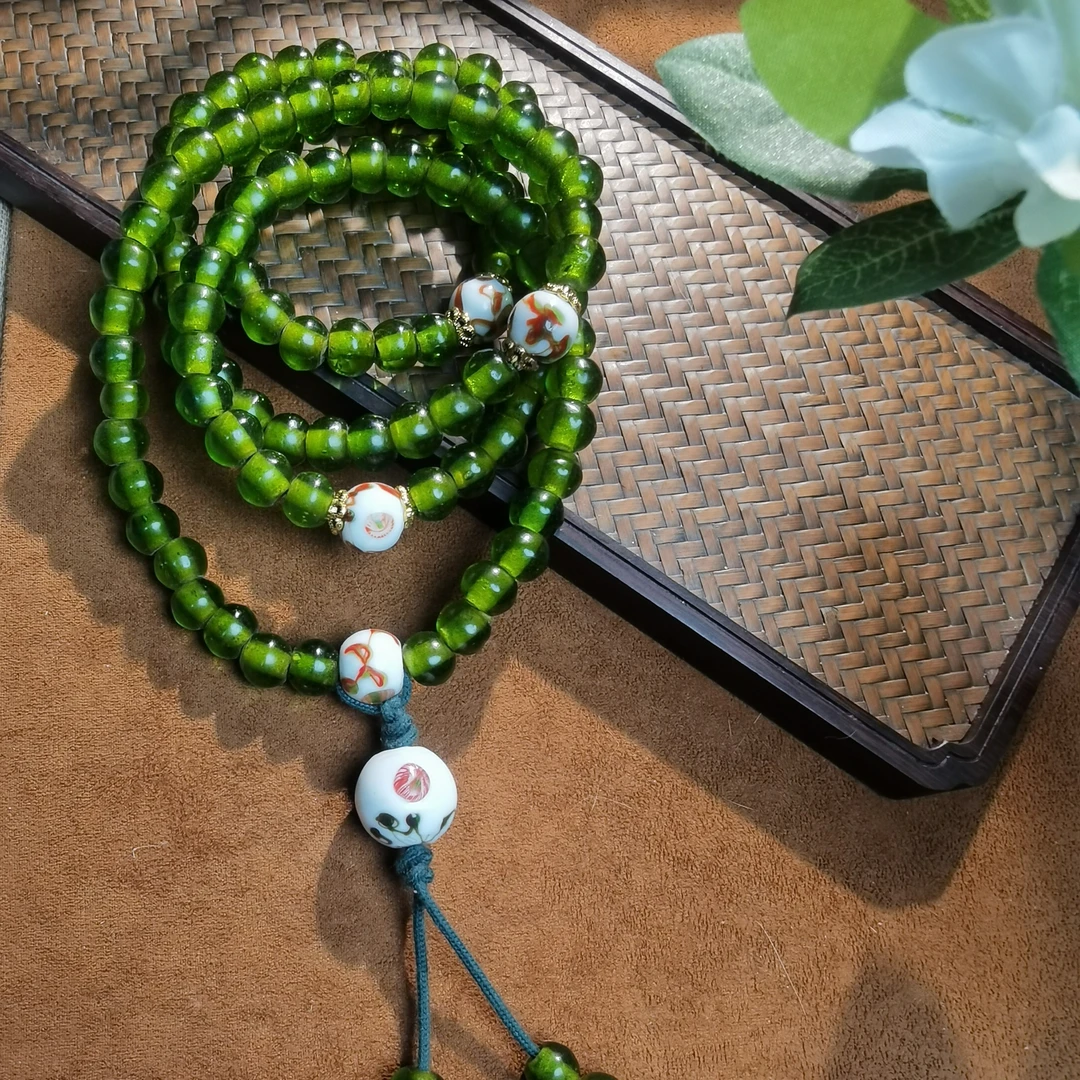 152复古绿色108琉璃