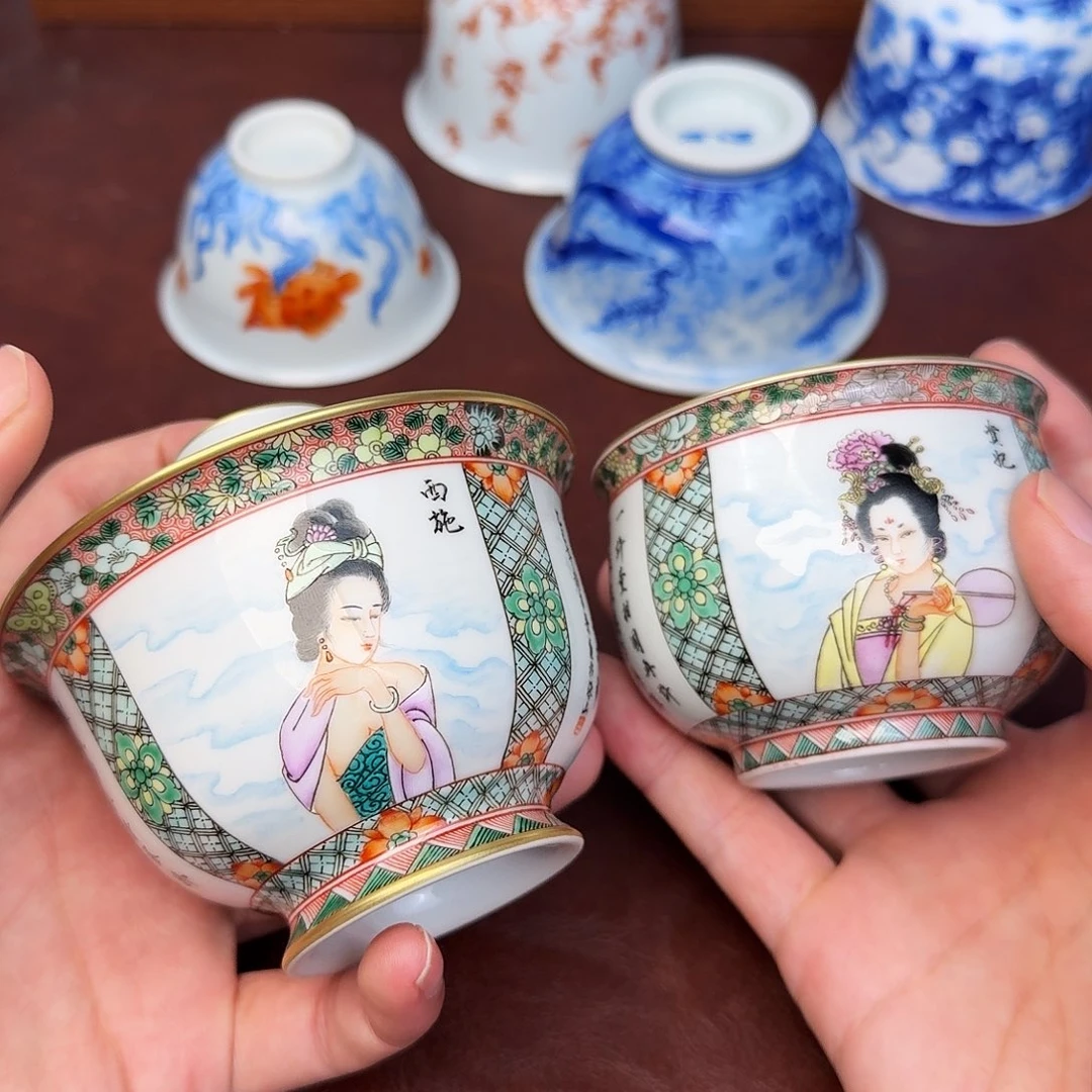 世***平陶现代景德镇全手工全手绘陶瓷