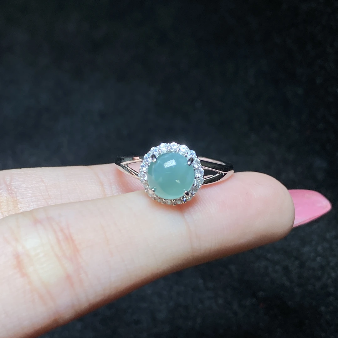 【小北好物】翡翠戒指尺寸约6mm【多样性发一件】QS34X56