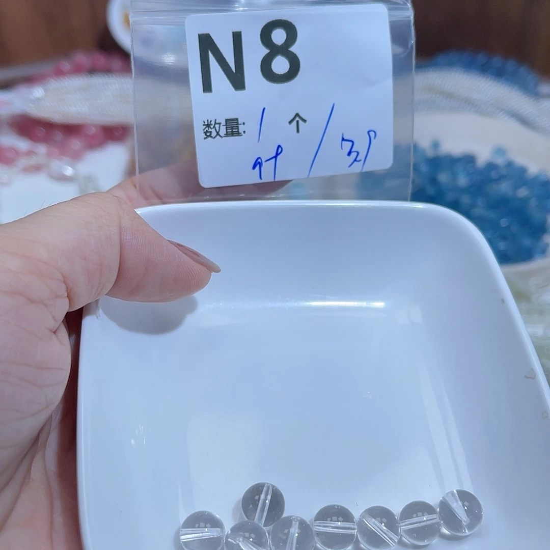 水晶珠宝半成品未镶嵌N8。