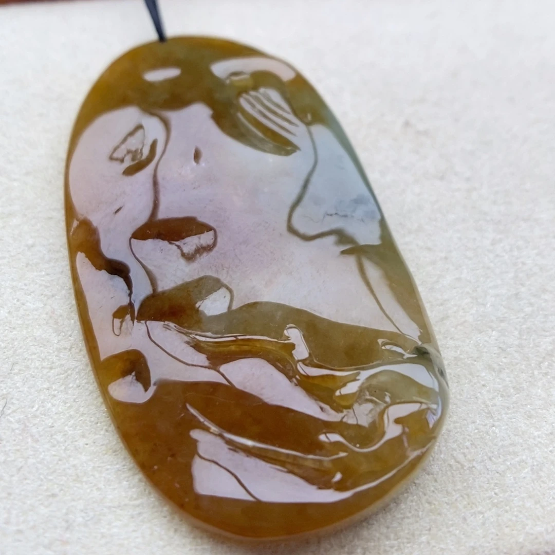 翡翠未镶嵌颈饰吊坠