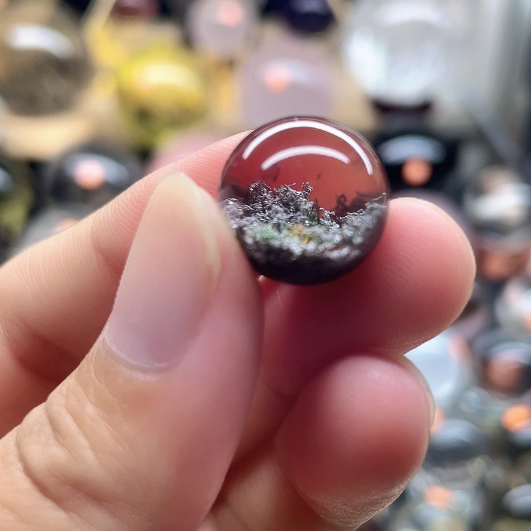 未镶嵌珠宝半成品水晶紫幽灵15