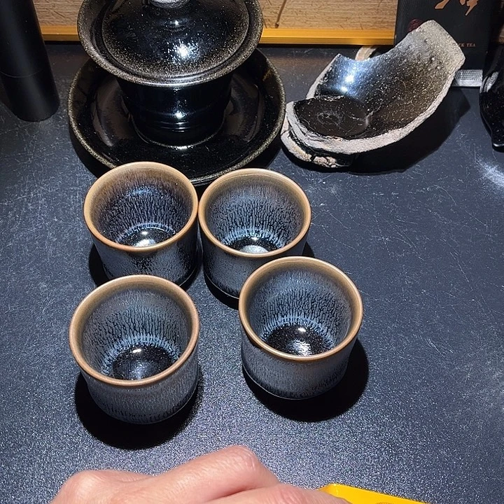 建盏原原矿原釉油滴