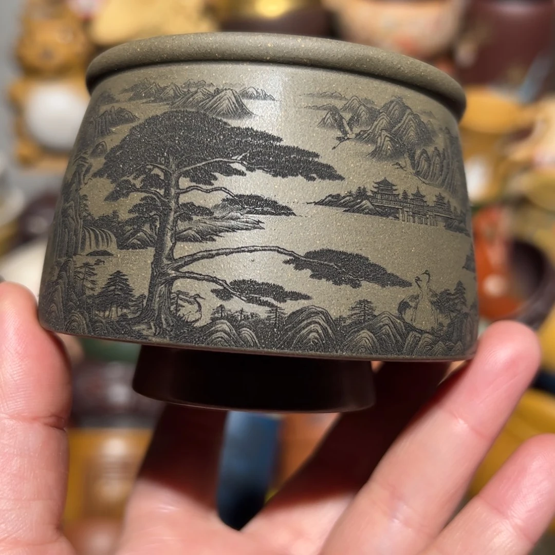 紫砂茶杯宜兴紫砂主人杯