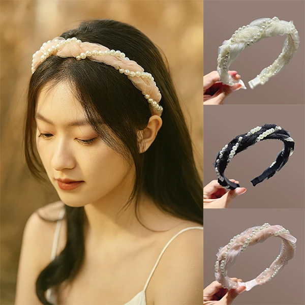 原创设计日韩韩版韩式少女风发箍复古头饰富家千金风小香风气质