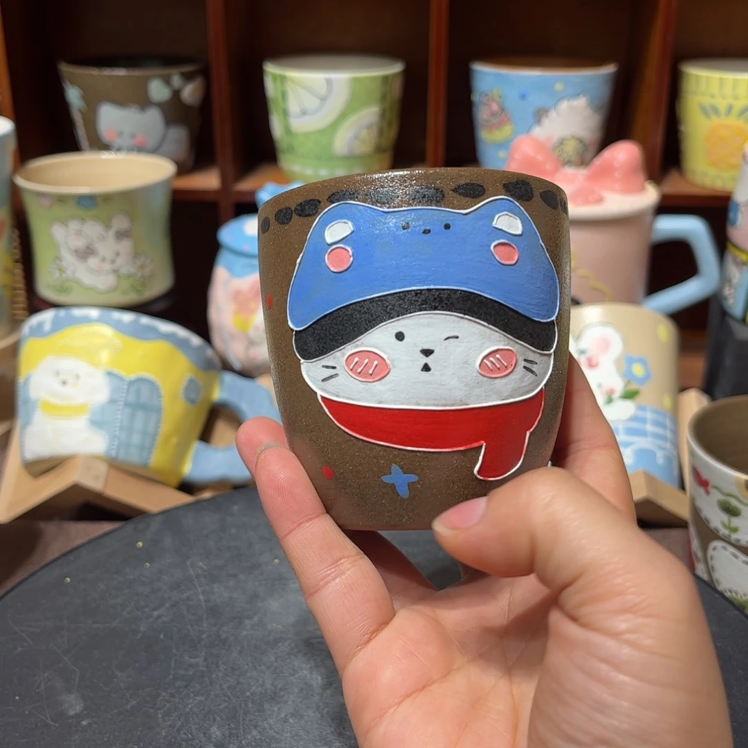 陶杯子景德镇陶瓷马克杯