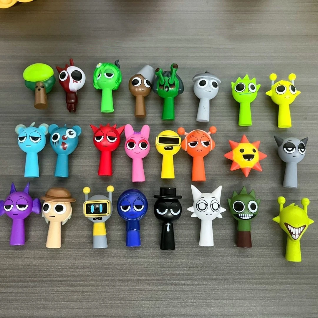 爆款节奏盒子Sprunki手办音乐盒子游戏周边人偶模型玩具奖励礼物