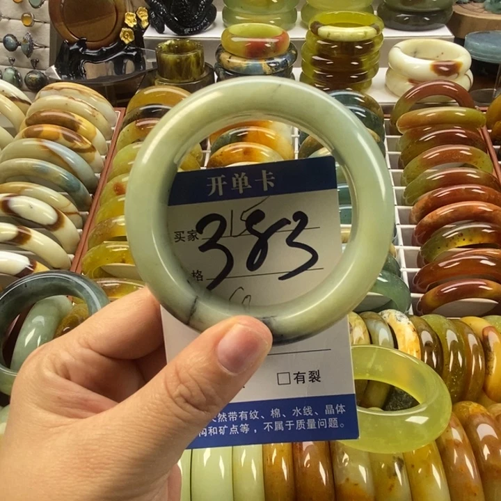蛇纹石玉未镶嵌手镯57
