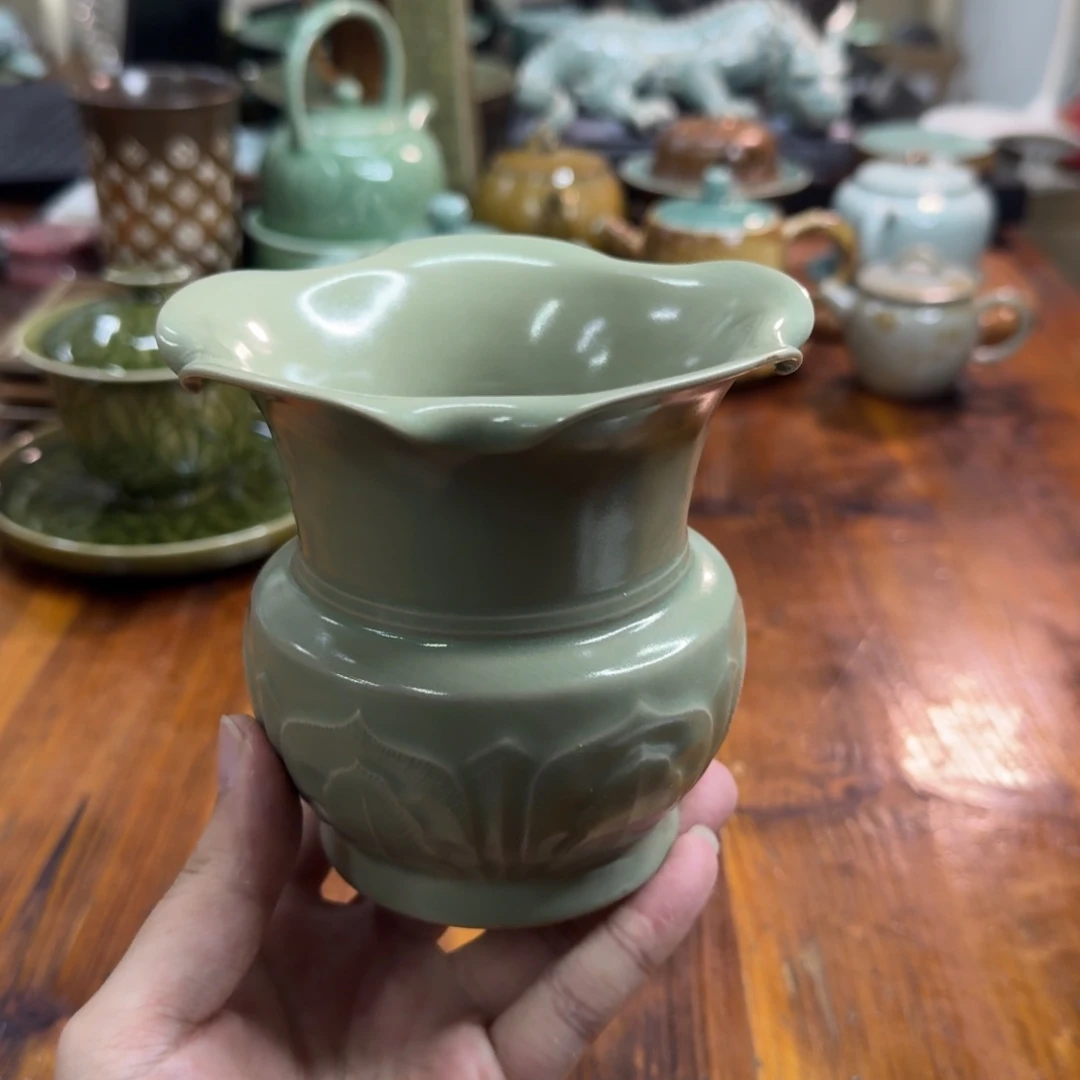 元***子小仲龙泉青瓷微瑕3672