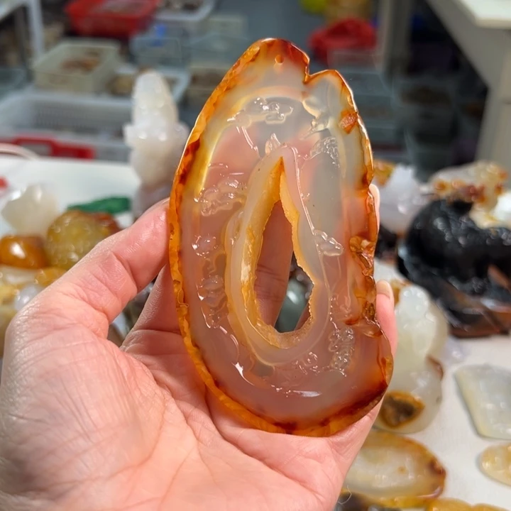 玛瑙/玉髓吊坠(不含链)未镶嵌