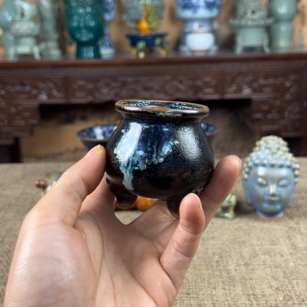 Lao窑瓷直播间开门货陶瓷艺术品正能量开门