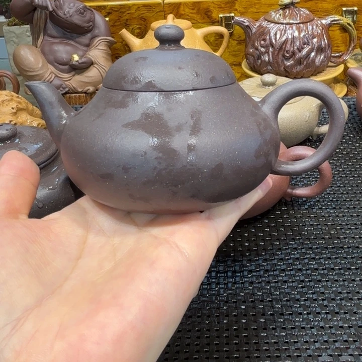 知***止紫砂茶壶天清泥梨形180cc福利