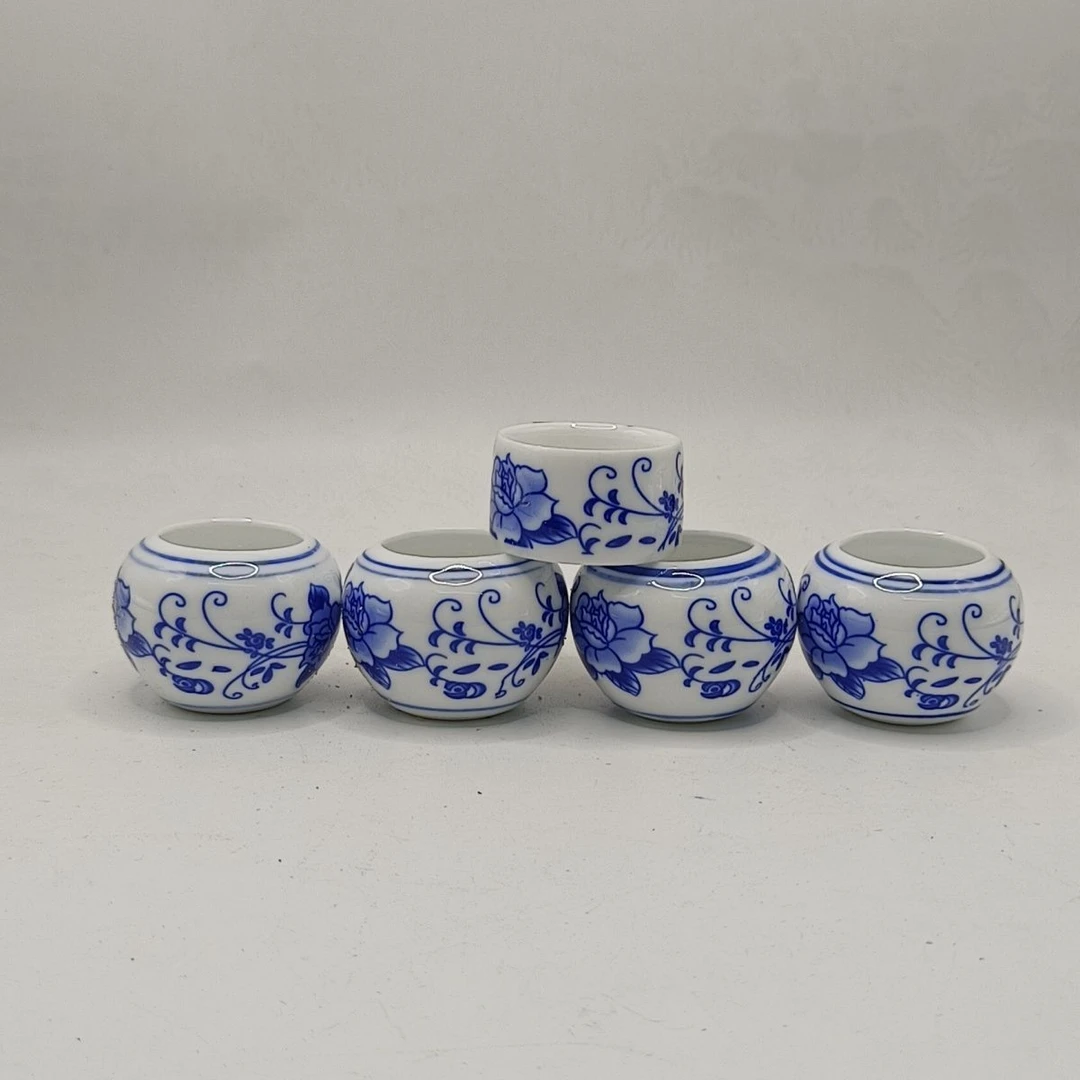 小鸟罐五件套!花朵图案!非常漂亮!鸟杯鸟食碗!适合红子贝子金青用