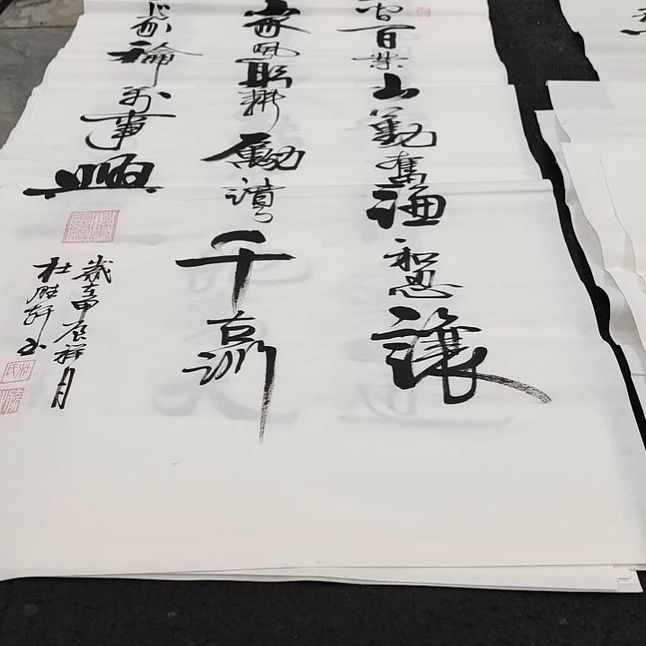 翰墨杜胜轩老师作品一副