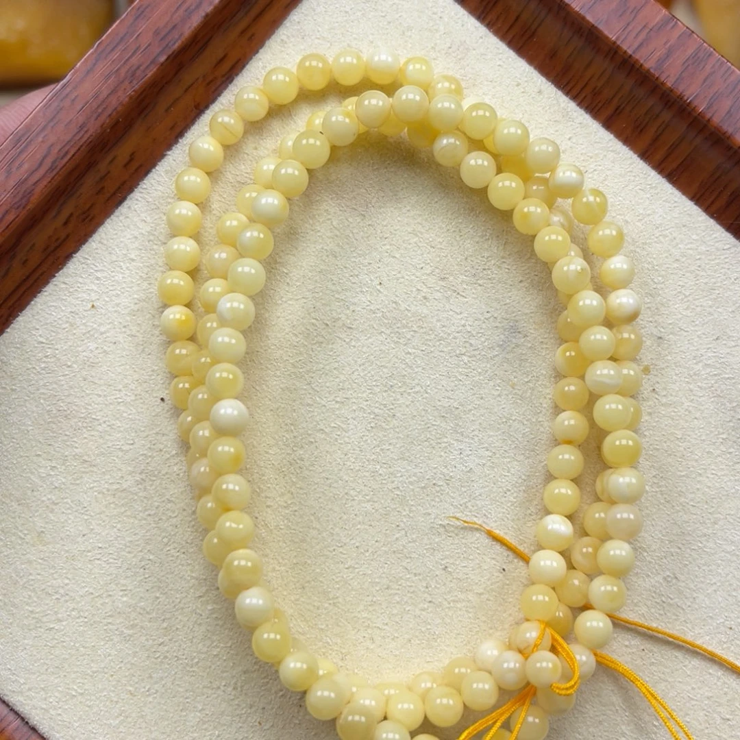 蜜蜡未镶嵌裸石吊坠链