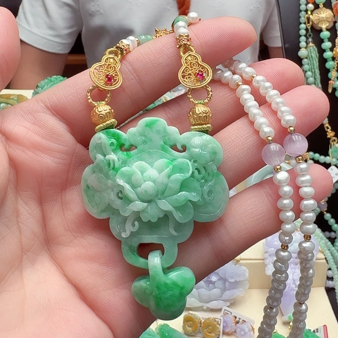 颈饰未镶嵌翡翠翡翠吊坠