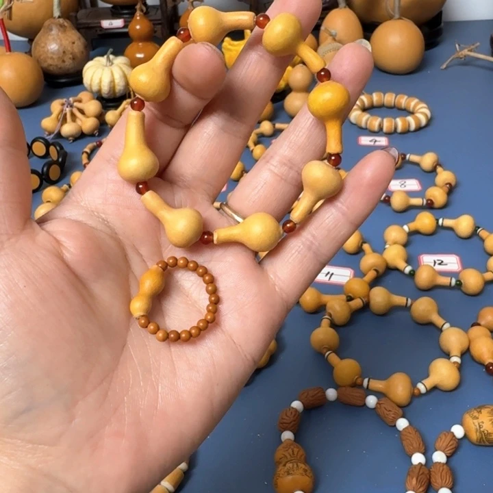 锣*圆天然葫芦手持手串