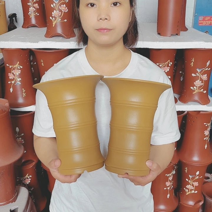 宜兴紫砂精品花盆