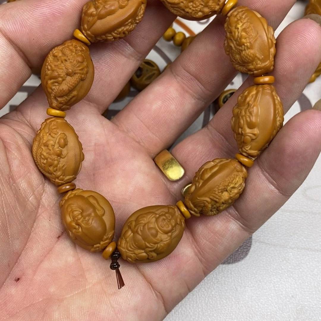 橄榄核手串/手链橄榄核橄榄核雕刻强