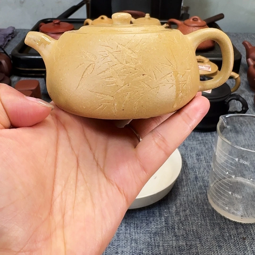 茶壶紫砂半手工紫砂壶井栏