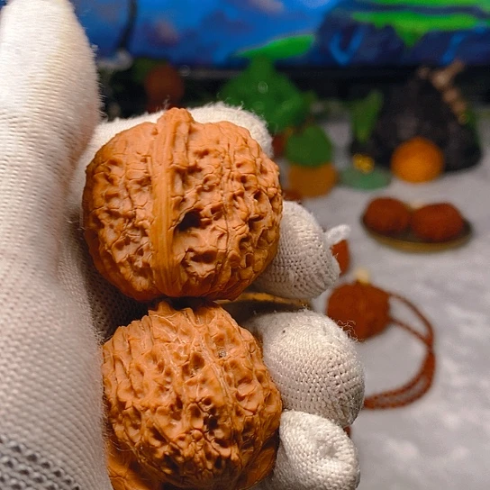 文玩核桃把件ঞ****血麒麟