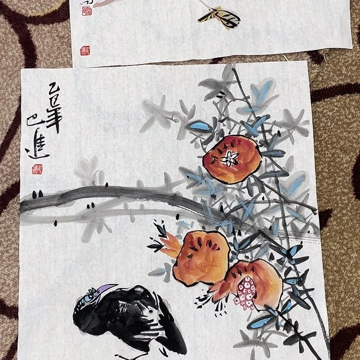 国画中*人巴进老师作品6666666