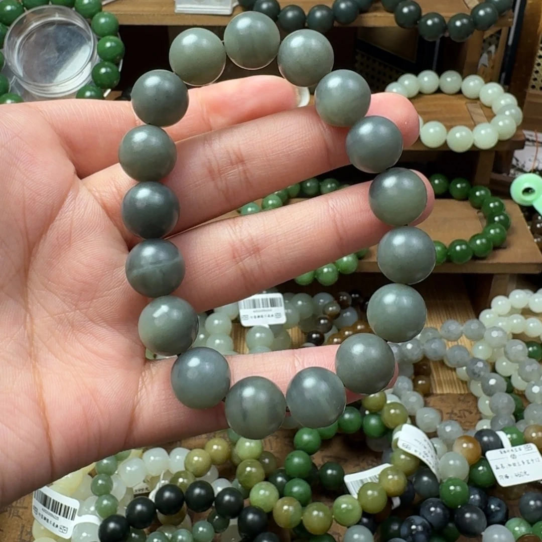 和田玉未镶嵌手链