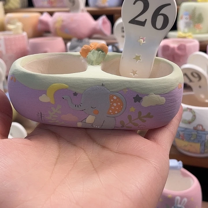 26…..手工手绘花盆
