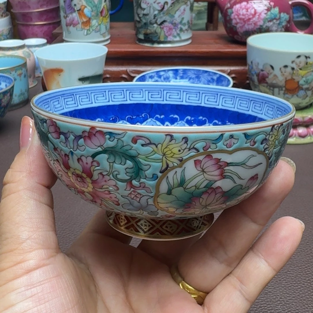 瓷片景德镇仿古手工制作精品展示