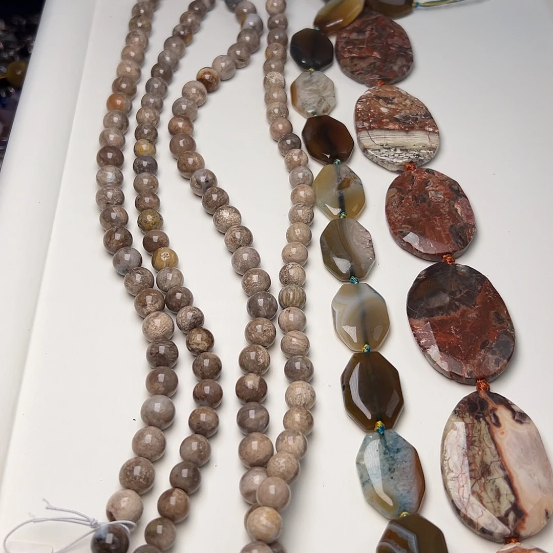 玛瑙/玉髓合金珠宝半成品G328。专拍