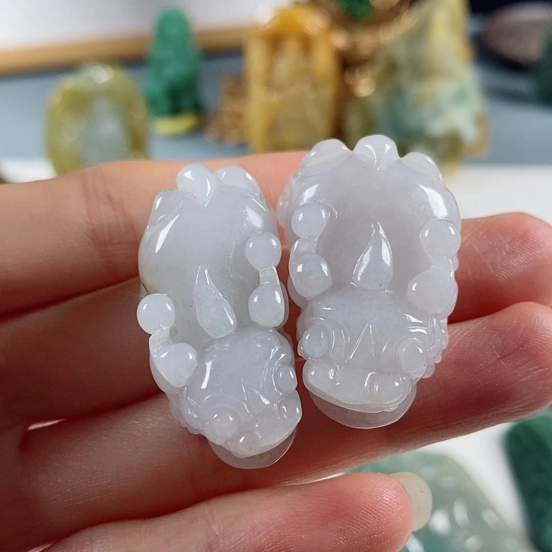 定制翡翠未镶嵌天然a货翡翠貔貅